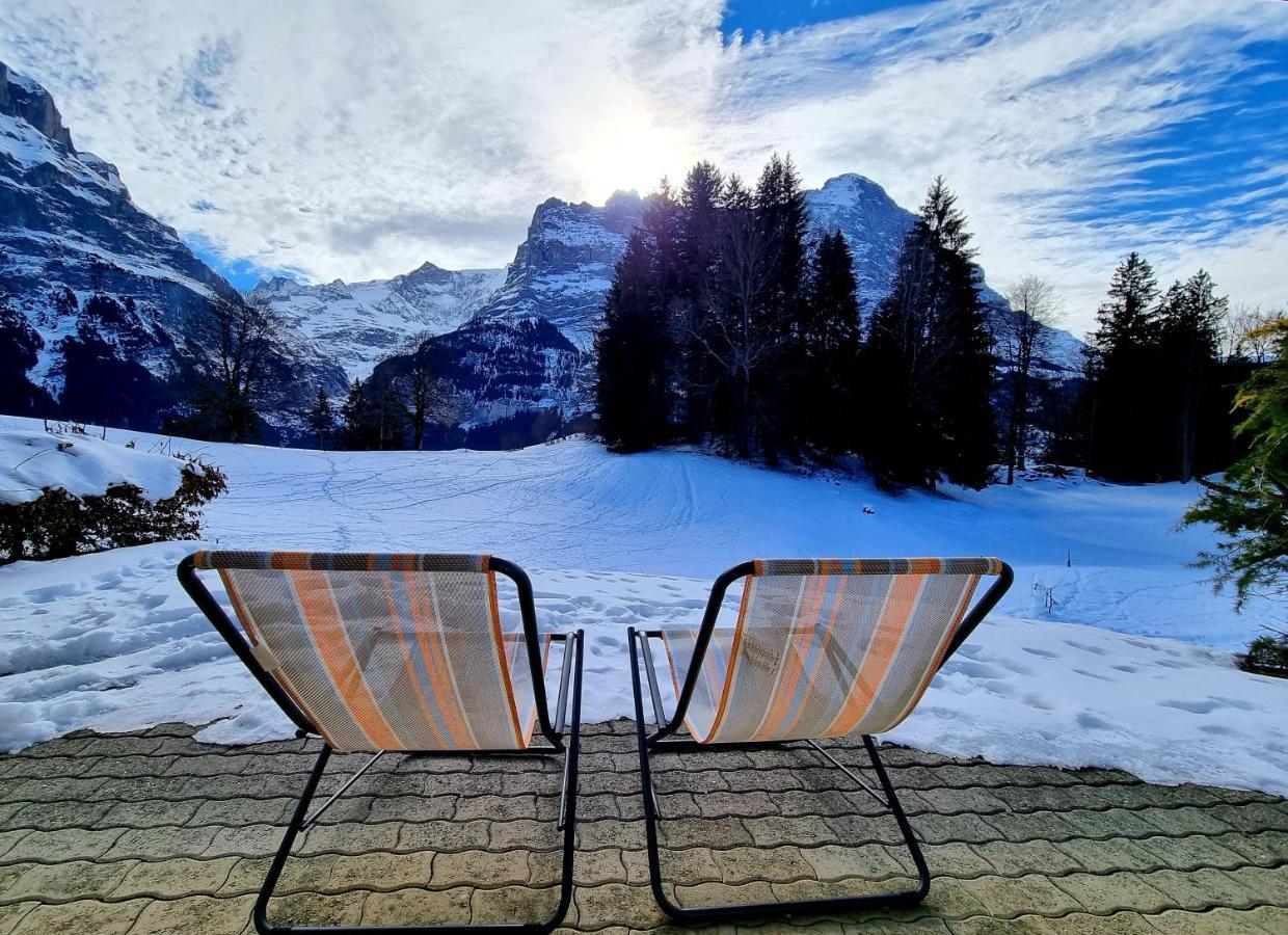 Mom - Alpine Boutique Apartments, Grindelwald Gletscher, Eiger View Terrace Studio Exteriér fotografie