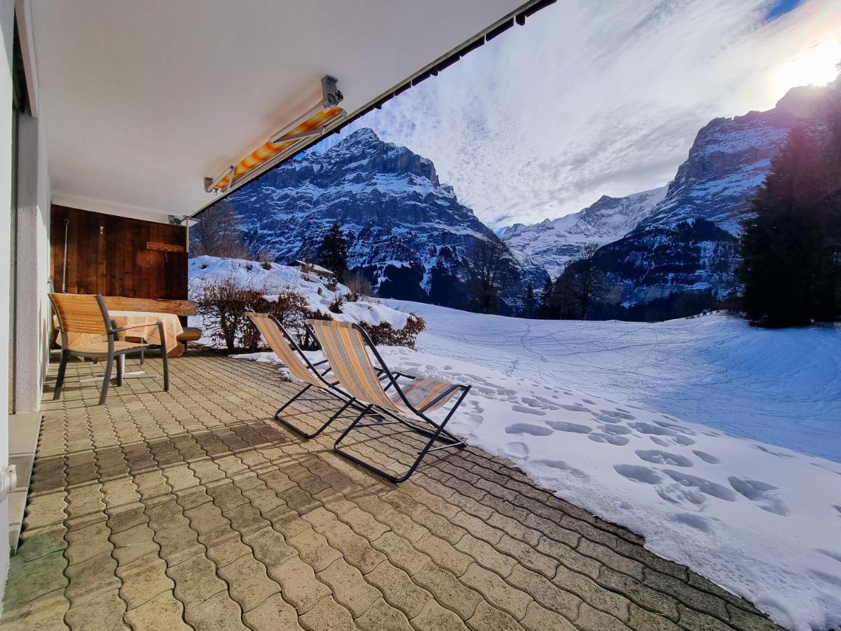 Mom - Alpine Boutique Apartments, Grindelwald Gletscher, Eiger View Terrace Studio Exteriér fotografie
