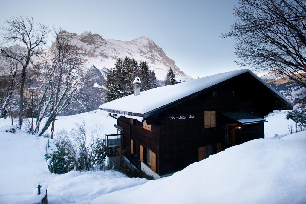 Mom - Alpine Boutique Apartments, Grindelwald Gletscher, Eiger View Terrace Studio Pokoj fotografie
